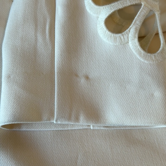 BB Dakota by Steve Madden Floral Cut Out Ivory Blazer - Picture 15 of 16